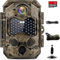 Hapimp Caméra de Chasse 4K 32MP, Camera Chasse Vision Nocturne 45pcs 940nm LEDs Infrarouges Invisible, 120° Detecteur Mouvement pour Observation d'animaux Sauvages avec 32GB SD Carte