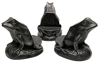 TentHome Blumentopf-Füße Pflanzkübel dekorative Tier-Figuren Topffüße Pflanzen Untersetzer Abstandshalter für Blumenkübel Pflanzgefäß Rack Halter für Luftstrom Entwässerung Frosch