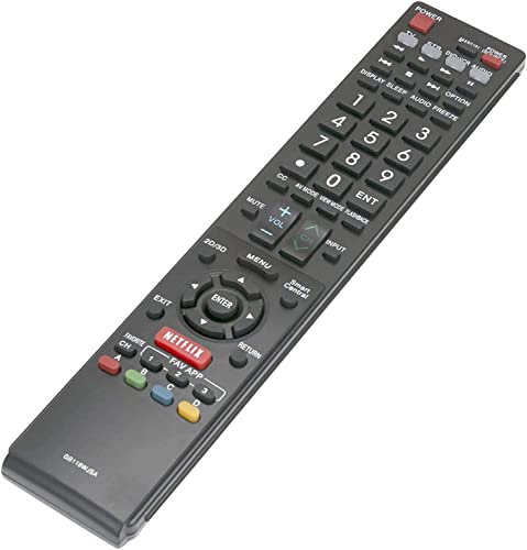 Replacement Remote Control, TV Controller for All Sharp TVs, LCD, Smart TV, Aquos TV, LED, 4K TVs