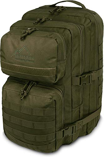 normani US Assault Cooper Pack Large Rucksack im Military Style Farbe Olive Größe 50 Liter