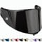 Everalo Kompatibel mit Agv Race 2 Visier - Race 3 - Pista - Pista Gp - Pista Gpr - Pista Gp RR - Corsa - Corsa R - Gt Veloce - Veloce S - Helmvisier Pinlock und Tearoff Ready (Schwarz 80%)