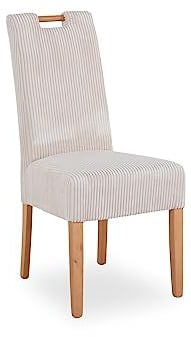 casa NOVA Polsterstuhl Jasmin (BHT 46x101x62 cm) BHT 46x101x62 cm weiß Esstischstuhl Esszimmerstuhl