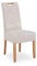 casa NOVA Polsterstuhl Jasmin (BHT 46x101x62 cm) BHT 46x101x62 cm weiß Esstischstuhl Esszimmerstuhl