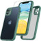 Hensinple Für iPhone 11 Hülle, Handyhülle iPhone 11 mit Panzer Schutz Glas Rundumschutz Stoßfest mit Kameraschutz Militärstandard Outdoor Cover Schutzhülle für iPhone 11 Case 6.1 '' (Olivgrün)