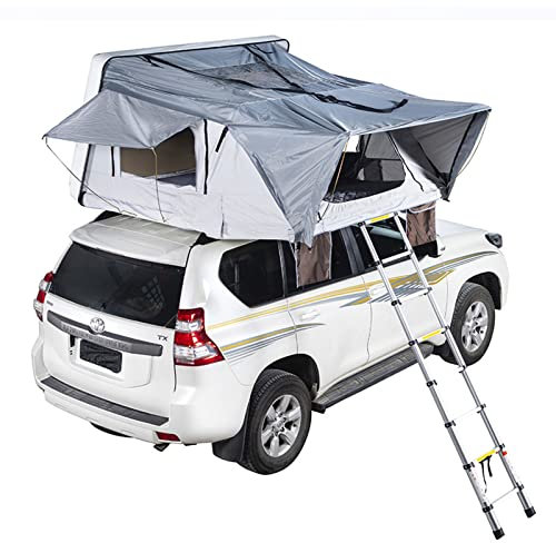 Outdoor-Campingzelt, 4 großes Raum-Auto-Dachzelt, Outdoor-Auto-Top-Zelt, Sport-Outdoor-Zelte, Hartschalen-Dachzelt, 3–4 Personen