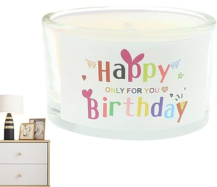 Happy Jar Candles, Happy Jar Aromatherapie-Kerze | Happy Candle für Mutter und Frau mit Duft und langer Brenndauer Founcy