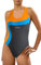 sesto senso Maillot de Bain Femme Un Maillot Sport Opaque Une Pièce BW728 XXL/42-44 Graphitique