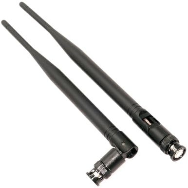ZEZEFUFU 2 Pack UHF 500MHz-900MHz BNC Male Antenna Replacement for Wireless Microphone Mic Receiver