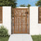 Camerina Gartentor 105x130 cm Sichtschutz Garten Zauntor GartentüR Sichtschutz Gartentor Cortenstahl Bambus-Design - 153186