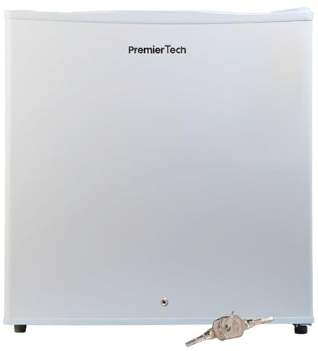 PremierTech Mini Congelatore Compatto con Chiave Mini Freezer Bianco 31 litri 4**** Stelle Classe Energetica E PT-FR32K
