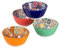 Henten Home Bols à Soupe, Bol à Céréales en Porcelaine pour 4 Personnes, Bols pour Saladiers, Ramen, Desserts, Soupe, Céréale, Pâte - 380ml