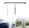 KINHARD Duschabzieher Silikon 10 Zoll Fensterabzieher Shower Squeegee, Shower Squeegee Edelstahl Geeignet für die Reinigung von Glas, Fliesen, Schränken, Fenstern und Spiegeln