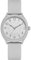 CIVO Armbanduhr Damen Analog Damenuhr: Klassische Lässig Mode - Quarz Damen Uhr mit Silikonarmband Grau