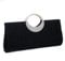 MeeQee Damen Clutch Metallisch Pailletten Abendtasche Mode Envelope Handtasche mit Abnehmbarer Kette Elegant Crossbody Umhängetasche Tasche Schultertasche mit Glitzer Diamant Handle (Black)