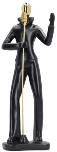 Leapiture Band Figure Sculpture Decor Music Band Figure Statue Musician Band Desk Decor Music Band Figurine Collectible Music Band Figure Display for Cafe Bar Bedroom