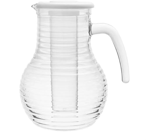 Olympia Kristallon Jug with Cooling Tube 1600ml - Beverage Serveware Pitcher for Cold Drinks HC357