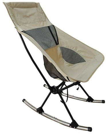 Outdoor Schaukelstuhl Tragbarer Klappstuhl Leicht und Langlebig Oxford Tuch Campingstuhl für Freizeit und Reisen