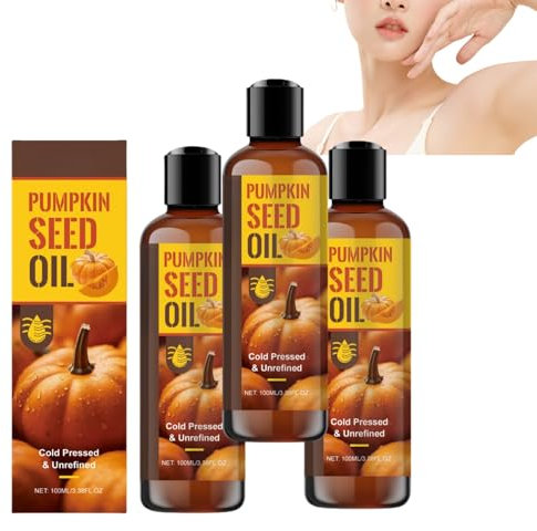 Olio di semi di zucca biologico olio di semi di zucca pressato a freddo anti-età adatto per capelli e pelle