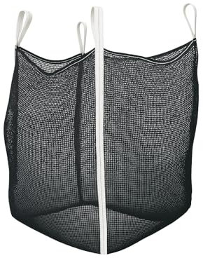 10 Stück Woodbag 100x100x120 cm Holzbag Holz Bag Big Bag Sternboden mit Mosquito-Gewebe/Netzgewebe