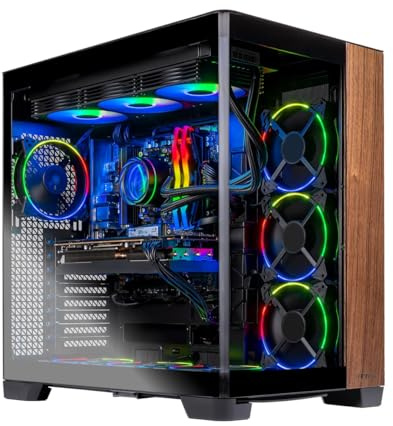 Skytech Prism 4 Gaming PC de Escritorio, Ryzen 9 9950X3D 4.3 GHz (5.7GHz Turbo), NVIDIA RTX 5080 16GB, Placa X870, SSD Gen4 NVMe de 4 TB, 64 GB DDR5 RAM 6000, 1000 W Gold ATX 3, 360 mm ARGB AIO, i