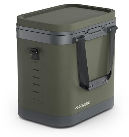 Dometic Recon Softside ZL Large - Kühltasche Groß 21L - Kühlbox - Grün | 25mm FrostCore Isolierung - Reißverschlussfreier Deckel - 840D Nylon - TPU Innenfutter - Schultergurt
