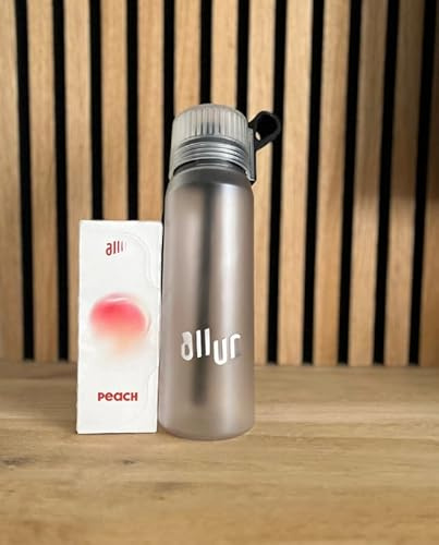 Botella de agua de 650 ml Twist Pearl White - incl 3 pods - aire - Botella de agua