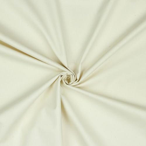 VmG-Store Baumwollstoff Meterware 100% Baumwolle 148cm breit OEKO-TEX Baumwoll Stoff weich leicht Nähstoff für Kleidung Patchwork Heimtextilien DIY Projekte (Baumwolle, 2m Coupon)