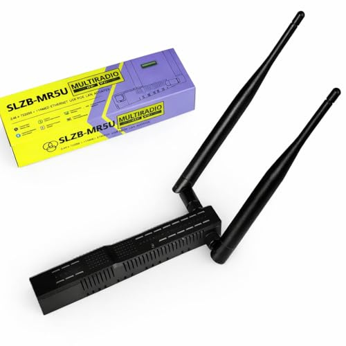 SLZB-MR5U Zigbee 3.0 auf Ethernet, USB und WiFi Adapter mit PoE, funktioniert mit Zigbee2MQTT, Home Assistant, ZHA (SLZB-MR5U)