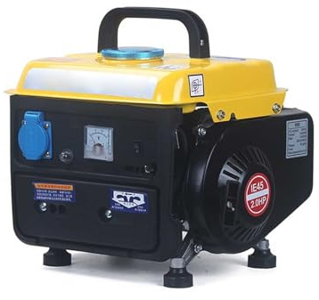 Generador de gasolina pequeño 600 W, portátil, for uso doméstico y en exteriores Para uso de bricolaje