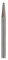 Dremel 9910 - Fresa de carburo de tungsteno con punta de cono 3.2 mm, accesorio punta cuadrada para herramienta rotativa para grabar, tallar en metal, carbono, aluminio