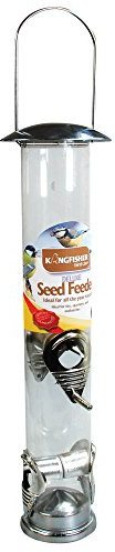1 x Kingfisher / Natures Market BF021 Large Deluxe Seed Feeder, transparent