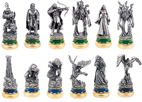 Last Level Lord of The Rings Two Towers Chess Pieces (6+6) Marke