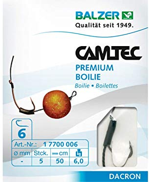 Balzer Camtec Premium Boilie schwarz geflochten 50cm #2