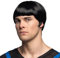 Boland 86410 - Perücke Space Officer, schwarz, Weltraum, Spock, Raumschiff, Wissenschaftler, Kurzhaar-Frisur, Kostüm, Karneval, Mottoparty