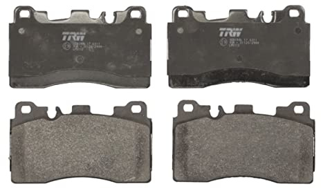 TRW GDB1906 Brake Pad Set of 4 Compatible for Mercedes-Benz E-Class (W212) 2009-2016 Rear Axle and Other Vehicles