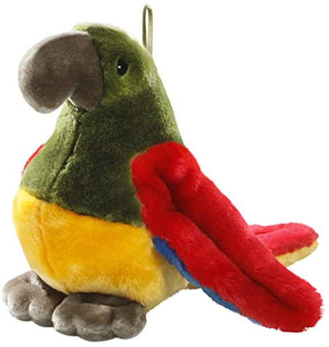 Carl Dick Papagei gelb-rot, Vogel, Plüschtier, Kuscheltier ca. 27cm 2998