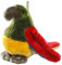 Carl Dick Papagei gelb-rot, Vogel, Plüschtier, Kuscheltier ca. 27cm 2998