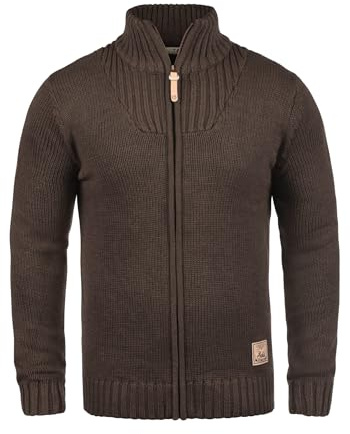!Solid SDPoul Herren Zip-Jacke Pullover Zipper, S, Coffee Bean M (8973)