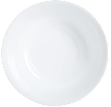 Dajar Plato Hondo (Cristal, 22 cm), Color Blanco