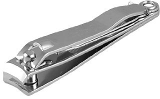 sourcingmap Large Nail Clippers, Metal Fingernail Toenail Clippers, Silver Nail Cutter Trimmer Finger Toe Nail Clippers for Women Men Thick Toenail(1 Pack)