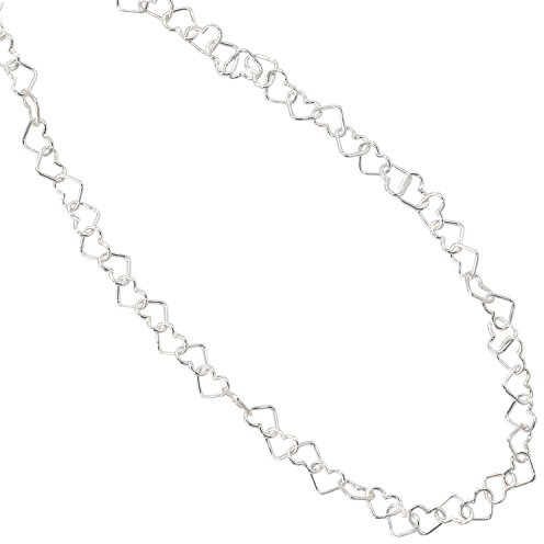 JOBO Collier Herzchen 925 Sterling Silber 36 cm