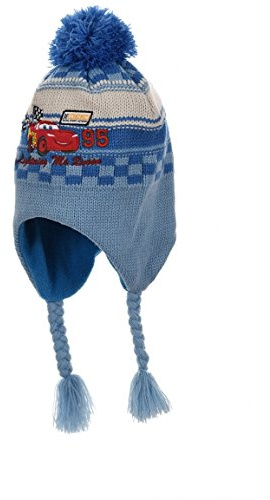 Cars Jungen Bonnet Péruvien Beanie-Mütze, blau, 48