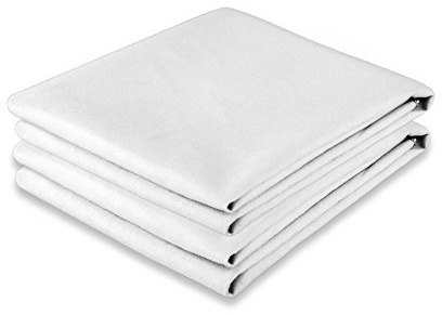CelinaTex Largo Reise-Badetuch Doppelpack 90 x 180 cm weiß Polyester Handtuch für Sport Training Fitness Outdoor