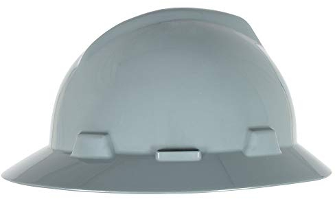 MSA Sicherheit 10058319 V-Gard Schlitz full-brim Hat, One Aufhängung, Marineblau Grau