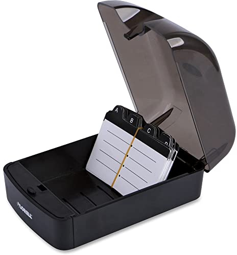 Lorell Desktop Card File, 350 Card Capacity