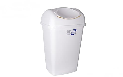 Tontarelli Pattumiera Grace, Bianco, 25 lt, Taglia Unica