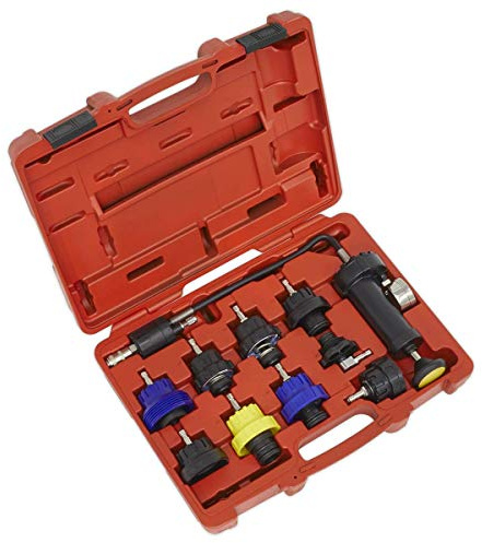 Sealey VS0013 10Pc Cooling System Pressure Test Kit