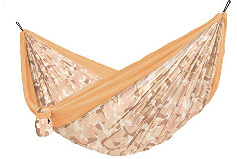 La Siesta Colibri 3.0 Camo Sahara - Doppel-Reisehängematte inkl. Befestigung