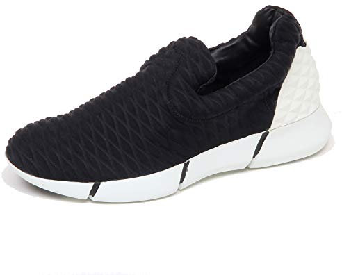 Elena Iachi F4242 Sneaker Uomo Tissue/Rubber YORI Scarpe Black Slip on Shoe Man [41]
