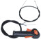 AUMEL 4137-180-1109 Kit de interruptor de cable del mango del acelerador para Desbrozadora Stihl FS75 FS80 FS85.